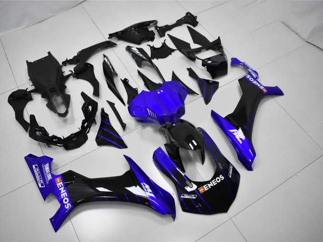 Blu Nero ABS Moto Plastica & Moto Carena Yamaha R1 2015-2019