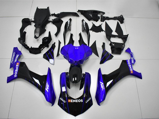 Blu Nero ABS Moto Plastica & Moto Carena Yamaha R1 2015-2019