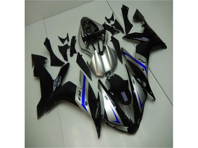 Blu Nero Argento Carene Moto Yamaha R1 2004-2006 Blu Nero Argento Carene Moto Yamaha R1 2004-2006