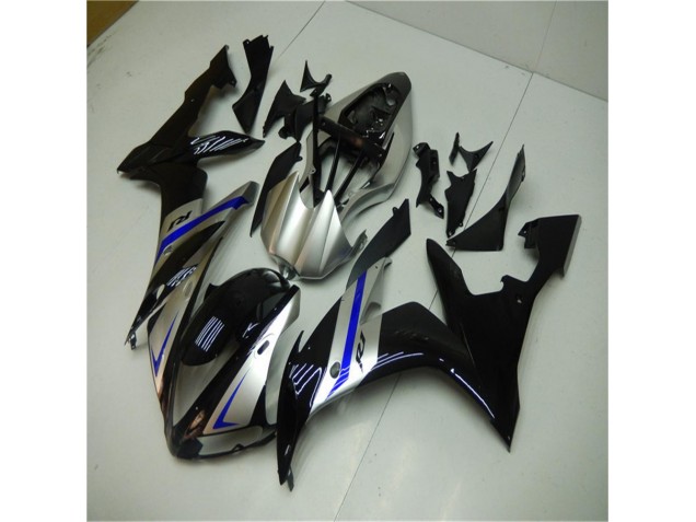 Blu Nero Argento Carene Moto Yamaha R1 2004-2006 Blu Nero Argento Carene Moto Yamaha R1 2004-2006