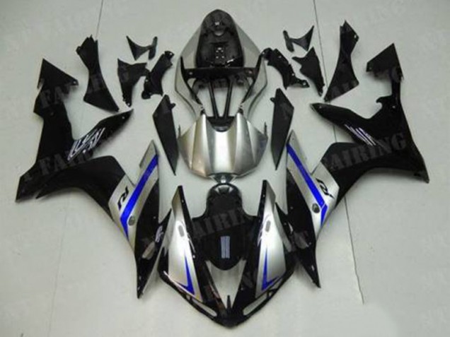 Blu Nero Argento Carene Moto Yamaha R1 2004-2006 Blu Nero Argento Carene Moto Yamaha R1 2004-2006