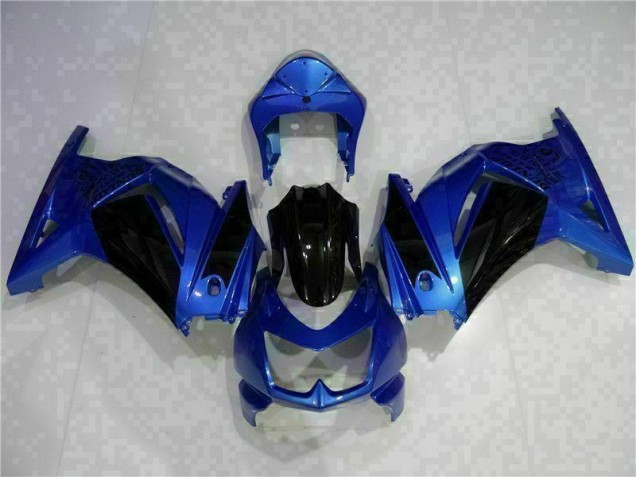 Blu Nero Carene Moto Kawasaki EX250 2008-2012 Blu Nero Carene Moto Kawasaki EX250 2008-2012