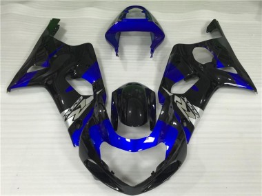 Blu Nero Carene Moto Suzuki GSXR 1000 K1 2000-2002