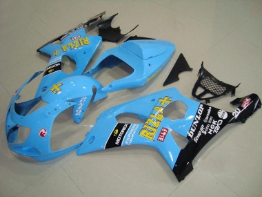 Blu Nero Carene Moto Suzuki GSXR 1000 K1 2000-2002