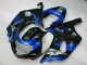 Blu Nero Kit Carenatura Moto Suzuki GSXR 600 / 750 K1 K2 K3 2001-2003 Blu Nero Kit Carenatura Moto Suzuki GSXR 600 / 750 K1 K2 K3 2001-2003