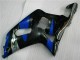 Blu Nero Kit Carenatura Moto Suzuki GSXR 600 / 750 K1 K2 K3 2001-2003 Blu Nero Kit Carenatura Moto Suzuki GSXR 600 / 750 K1 K2 K3 2001-2003