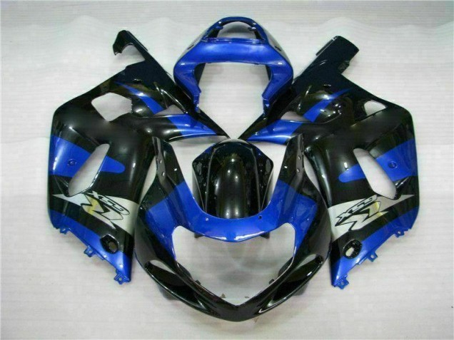 Blu Nero Kit Carenatura Moto Suzuki GSXR 600 / 750 K1 K2 K3 2001-2003 Blu Nero Kit Carenatura Moto Suzuki GSXR 600 / 750 K1 K2 K3 2001-2003