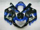 Blu Nero Kit Carenatura Moto Suzuki GSXR 600 / 750 K1 K2 K3 2001-2003 Blu Nero Kit Carenatura Moto Suzuki GSXR 600 / 750 K1 K2 K3 2001-2003