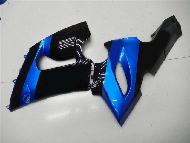 Blu Nero Kit Completo Carenatura Moto ABS Kawasaki ZX6R 2005-2006 Blu Nero Kit Completo Carenatura Moto ABS Kawasaki ZX6R 2005-2006