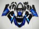 Blu Nero Kit Completo Carenatura Moto ABS Kawasaki ZX6R 2005-2006 Blu Nero Kit Completo Carenatura Moto ABS Kawasaki ZX6R 2005-2006