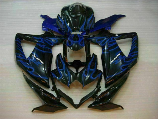 Blu Nero Kit Completo Carenatura Moto ABS Suzuki GSXR 600 / 750 K8 2008-2010