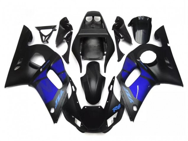 Blu Nero Kits Carenatura Motocicletta Completo ABS Yamaha R6 1998-2002 Blu Nero Kits Carenatura Motocicletta Completo ABS Yamaha R6 1998-2002