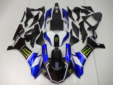 Blu Nero Monster Carene Moto Yamaha R1 2015-2019