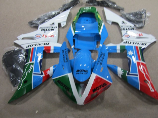 Blu Nero Motul Carene Moto Yamaha R1 2002-2003 Blu Nero Motul Carene Moto Yamaha R1 2002-2003