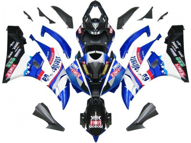 Blu Nero Sterilgard Carene Moto Yamaha R6 2006-2007 Blu Nero Sterilgard Carene Moto Yamaha R6 2006-2007