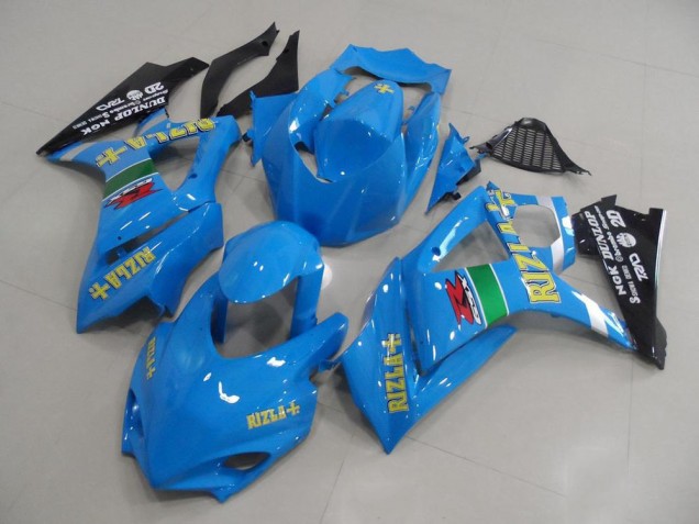Blu Rizla Corsa Carene Moto Suzuki GSXR 1000 K7 2007-2008 Blu Rizla Corsa Carene Moto Suzuki GSXR 1000 K7 2007-2008