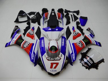 Blu Rosso KGN 17 Carene Moto Yamaha R1 2015-2019