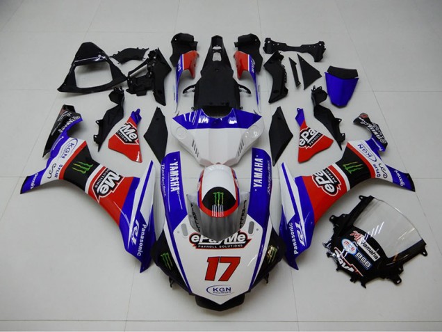 Blu Rosso KGN 17 Carene Moto Yamaha R1 2015-2019 Blu Rosso KGN 17 Carene Moto Yamaha R1 2015-2019