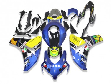 Blu Squalo Carene Moto Honda CBR 1000 RR 2008-2011