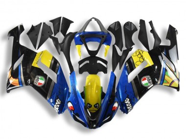 Blu Squalo Carene Moto Kawasaki ZX6R 2007-2008