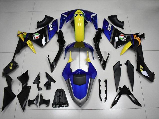 Blu Squalo Carene Moto Yamaha R1 2007-2008