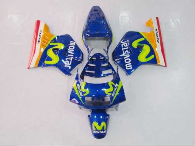 Blu Verde Carene Moto Honda NSR 250 MC28 P4 1994-1996 Blu Verde Carene Moto Honda NSR 250 MC28 P4 1994-1996