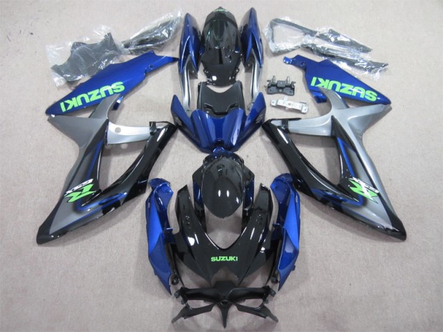 Blu Verde Decal Carene Moto Suzuki GSXR 600 K8 2008-2010 Blu Verde Decal Carene Moto Suzuki GSXR 600 K8 2008-2010