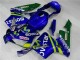Blu Verde Movistar Castrol Carene Moto Honda CBR 600 RR 2003-2004 Blu Verde Movistar Castrol Carene Moto Honda CBR 600 RR 2003-2004