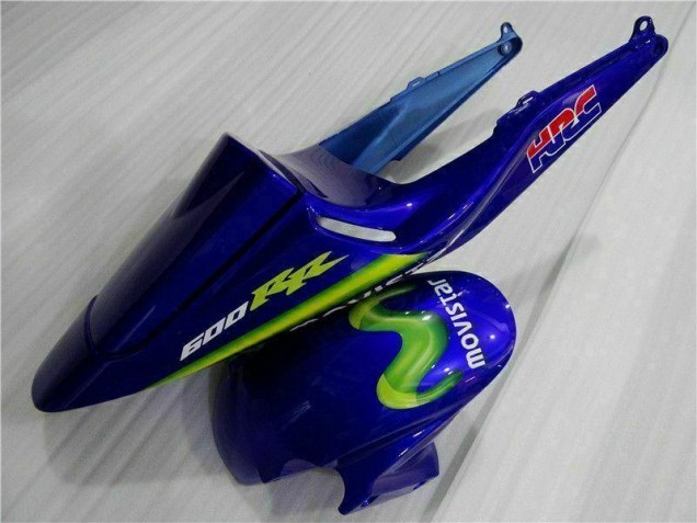 Blu Verde Movistar Castrol Carene Moto Honda CBR 600 RR 2003-2004 Blu Verde Movistar Castrol Carene Moto Honda CBR 600 RR 2003-2004