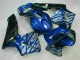 Blu con Argento Fiamma Carene Moto Honda CBR 600 RR 2003-2004 Blu con Argento Fiamma Carene Moto Honda CBR 600 RR 2003-2004