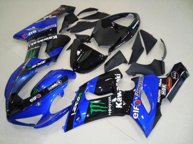 Caramella Blu Monster Carene Moto Kawasaki ZX6R 2005-2006