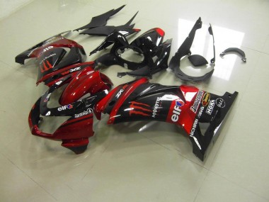 Caramella Rosso Monster Carene Moto Kawasaki ZX 250R 2008-2012