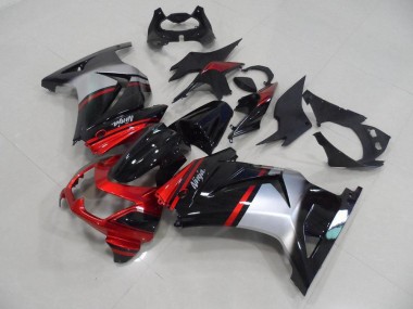 Caramella Rosso Nero Argento Carene Moto Kawasaki ZX 250R 2008-2012