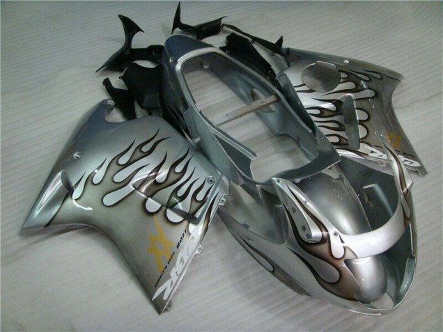 Fiamma Argento Grigio Carene Moto Honda CBR 1100 XX 1996-2007 Fiamma Argento Grigio Carene Moto Honda CBR 1100 XX 1996-2007