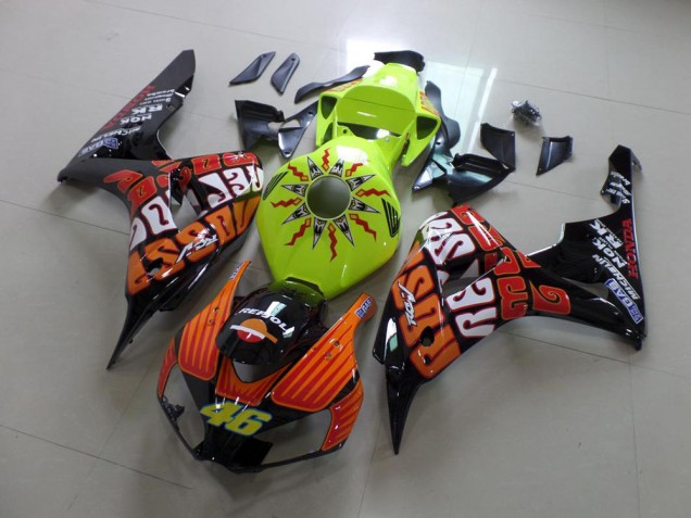 Fluro Rossi Carene Moto Honda CBR 1000 RR 2006-2007 Fluro Rossi Carene Moto Honda CBR 1000 RR 2006-2007