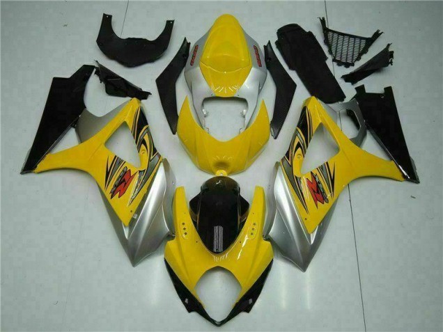 Giallo ABS Kit Carenatura Moto Suzuki GSXR 1000 K7 2007-2008 Giallo ABS Kit Carenatura Moto Suzuki GSXR 1000 K7 2007-2008