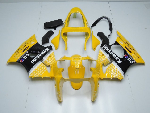 Giallo Arrow Carene Moto Kawasaki ZX6R 2000-2002