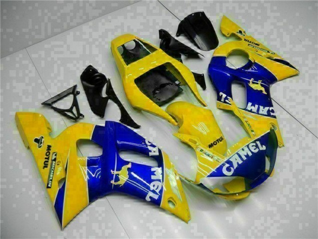 Giallo Blu ABS Plastica Moto & Carenatura Moto Yamaha R6 1998-2002 Giallo Blu ABS Plastica Moto & Carenatura Moto Yamaha R6 1998-2002