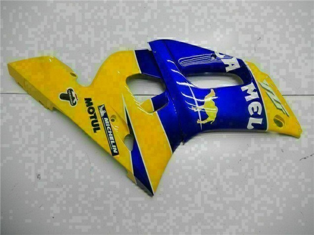 Giallo Blu ABS Plastica Moto & Carenatura Moto Yamaha R6 1998-2002 Giallo Blu ABS Plastica Moto & Carenatura Moto Yamaha R6 1998-2002