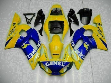 Giallo Blu ABS Plastica Moto & Carenatura Moto Yamaha R6 1998-2002