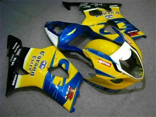 Giallo Blu Carene Moto Suzuki GSXR 1000 K3 2003-2004 Giallo Blu Carene Moto Suzuki GSXR 1000 K3 2003-2004
