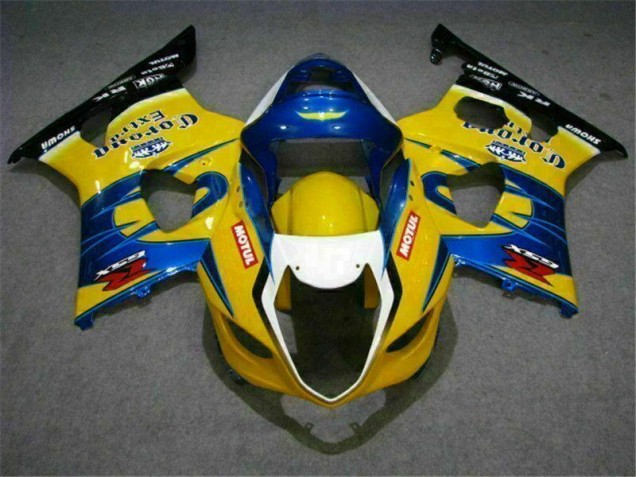 Giallo Blu Carene Moto Suzuki GSXR 1000 K3 2003-2004 Giallo Blu Carene Moto Suzuki GSXR 1000 K3 2003-2004