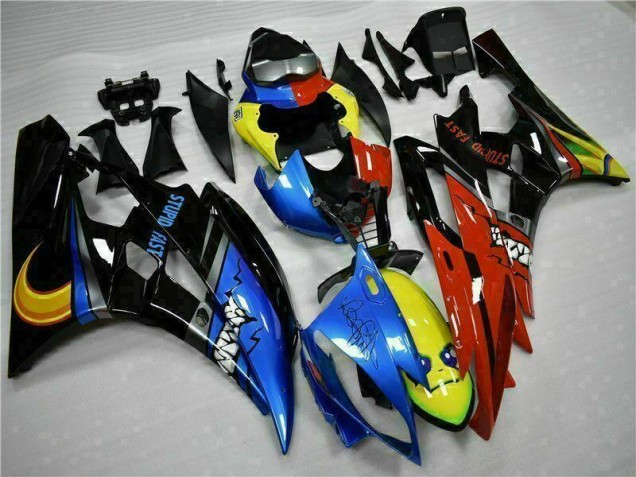 Giallo Blu Rosso Carene Moto Yamaha R6 2006-2007 Giallo Blu Rosso Carene Moto Yamaha R6 2006-2007