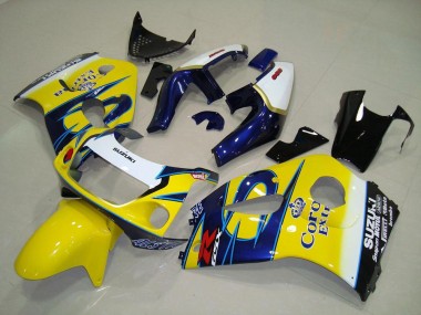 Giallo Corona Carene Moto Suzuki GSXR 600 1996-2000