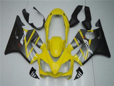 Giallo Grigio Kits Carenatura Motocicletta Completo ABS Honda CBR 600 F4i 2004-2007