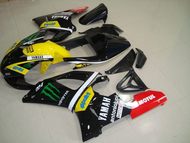 Giallo Monster ABS Kit Carenatura Moto Yamaha R1 2000-2001 Giallo Monster ABS Kit Carenatura Moto Yamaha R1 2000-2001