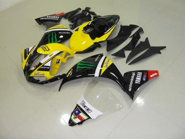 Giallo Monster Carene Moto Yamaha R1 2012-2014 Giallo Monster Carene Moto Yamaha R1 2012-2014