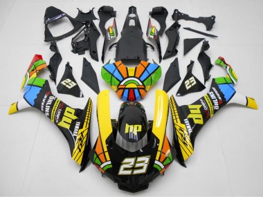 Giallo Nero 23 Carene Moto Yamaha R1 2015-2019