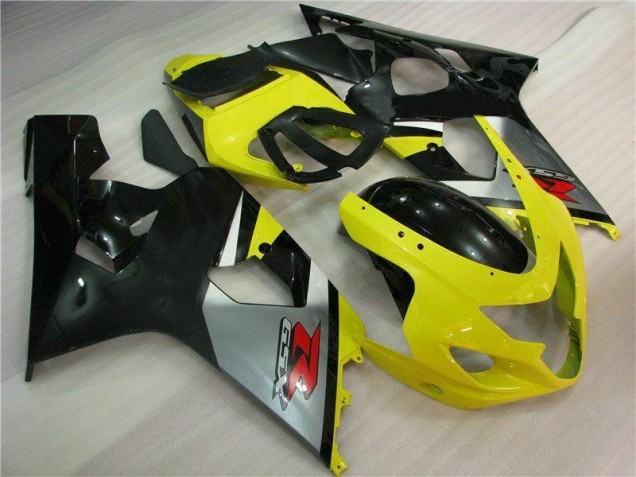 Giallo Nero ABS Moto Plastica & Moto Carena Suzuki GSXR 600 / 750 K4 2004-2005
