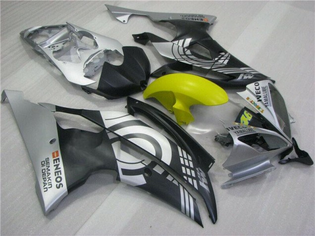 Giallo Nero Argento Carene Moto Yamaha R6 2008-2016 Giallo Nero Argento Carene Moto Yamaha R6 2008-2016
